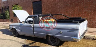 Bomberos actuaron por escape de gas en una camioneta estacionada