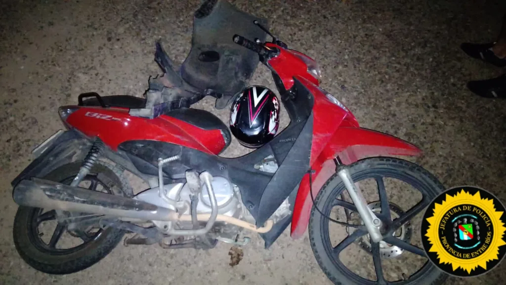Choque entre auto y moto dejó un herido leve en Ruta Provincial 39