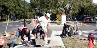 El municipio llama a licitación para finalizar las plazoletas de Bv. Yrigoyen