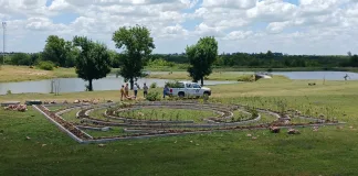 Comienza a tomar forma el laberinto de nativas en el Parque de la Ciudad