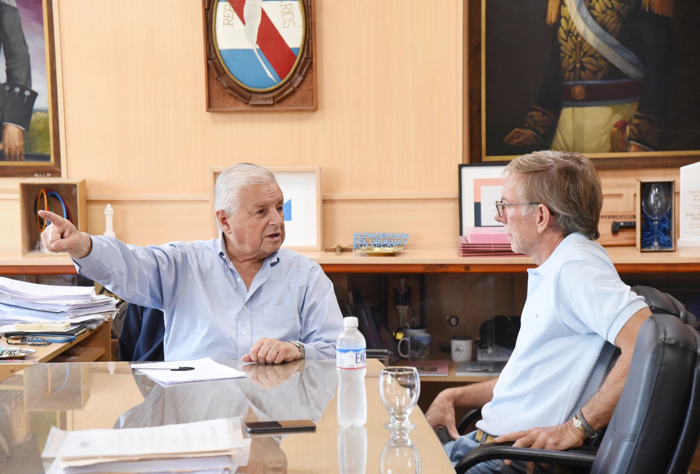 Lauritto y Bahillo analizaron en Concepción del Uruguay la situación productiva de Entre Ríos