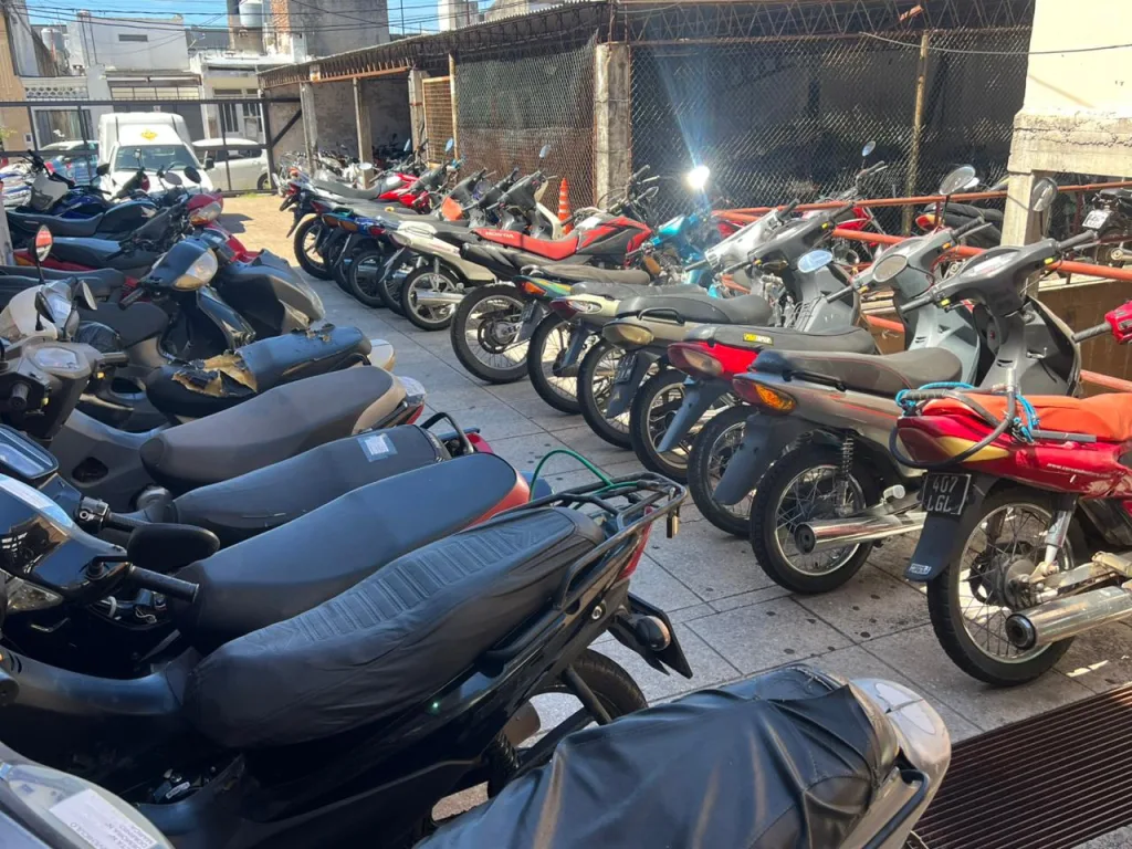 Tránsito: en 4 meses secuestraron  un total de 429 motos y 44 autos