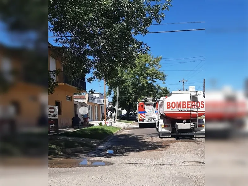 Bomberos Voluntarios intervinieron en un incendio en Barrio María Auxiliadora