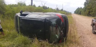 Accidente vial en Ex Ruta 14