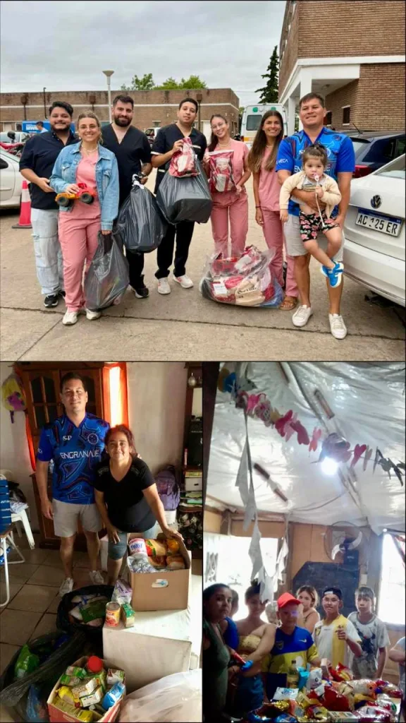 Engranaje llevó solidaridad a los barrios y al hospital local