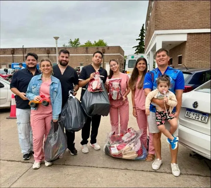 Engranaje llevó solidaridad a los barrios y al hospital local