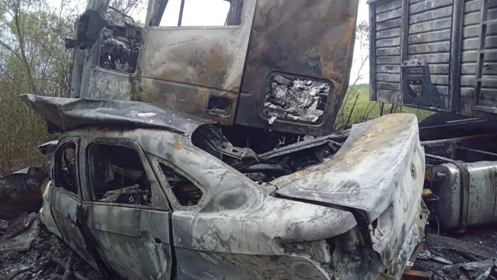 Tragedia en la Ruta Nacional 14: un muerto tras choque frontal entre un auto y un camión