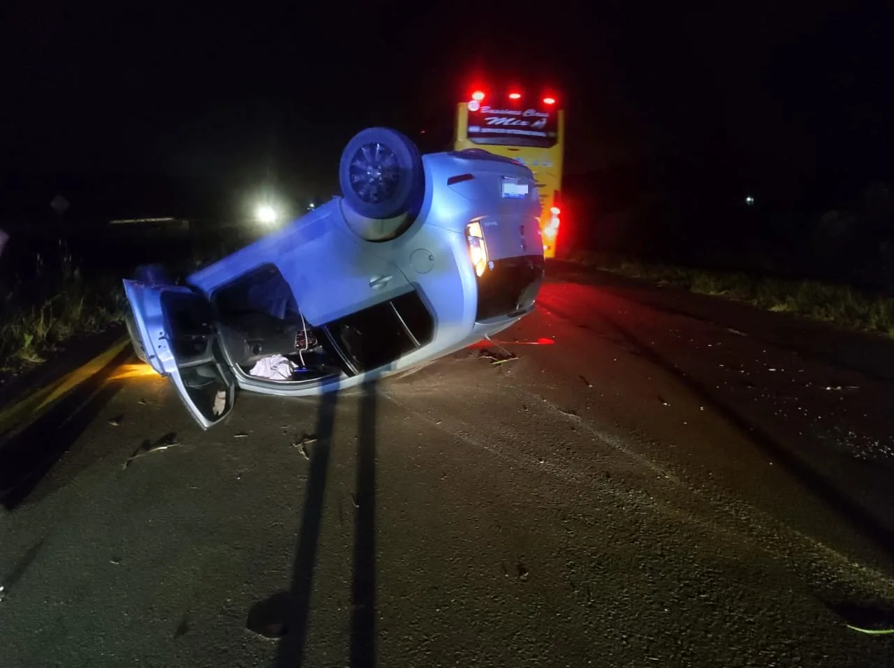 Siniestro vial en la Autovía Artigas