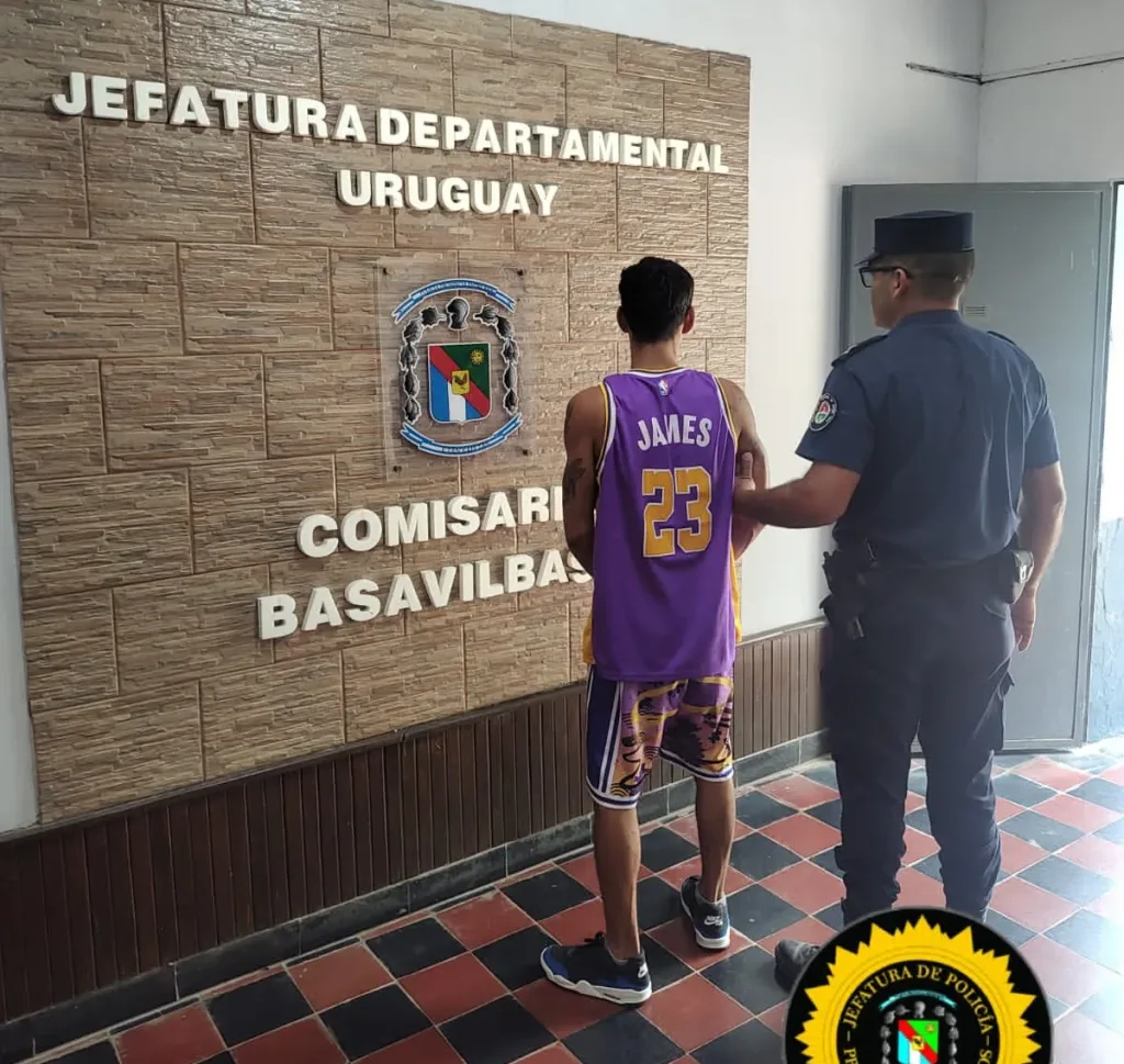 Basavilbaso: detuvieron a un joven de 28 años acusado de herir a un hombre con un cuchillo