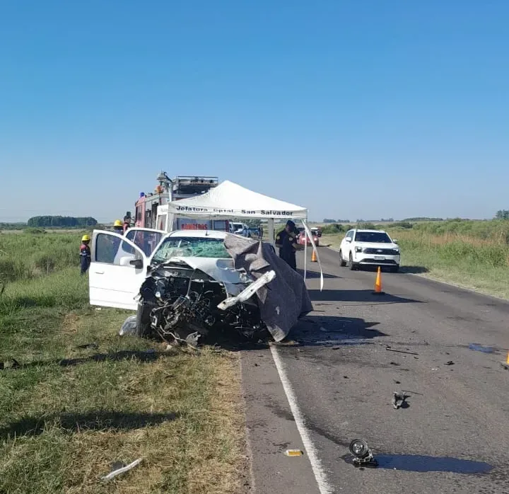 Fatal siniestro vial en la ex Ruta 18: un muerto tras un choque frontal en General Campos