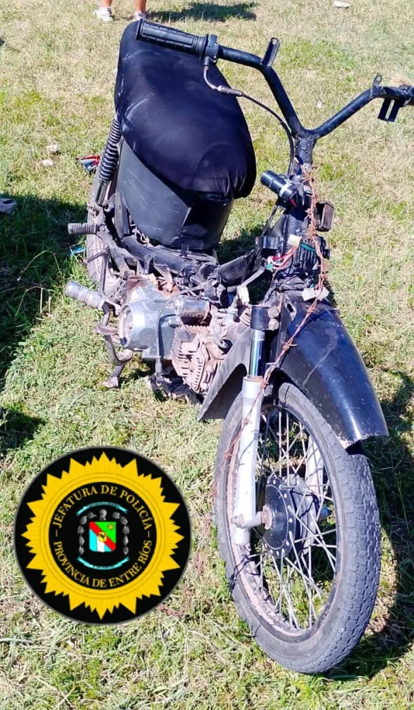 Recuperaron en Pronunciamiento una moto robada en la ciudad de Colón