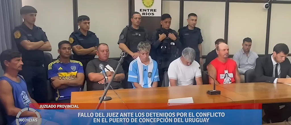 Liberaron a los detenidos por disturbios en el puerto local, excepto a uno con antecedentes penales