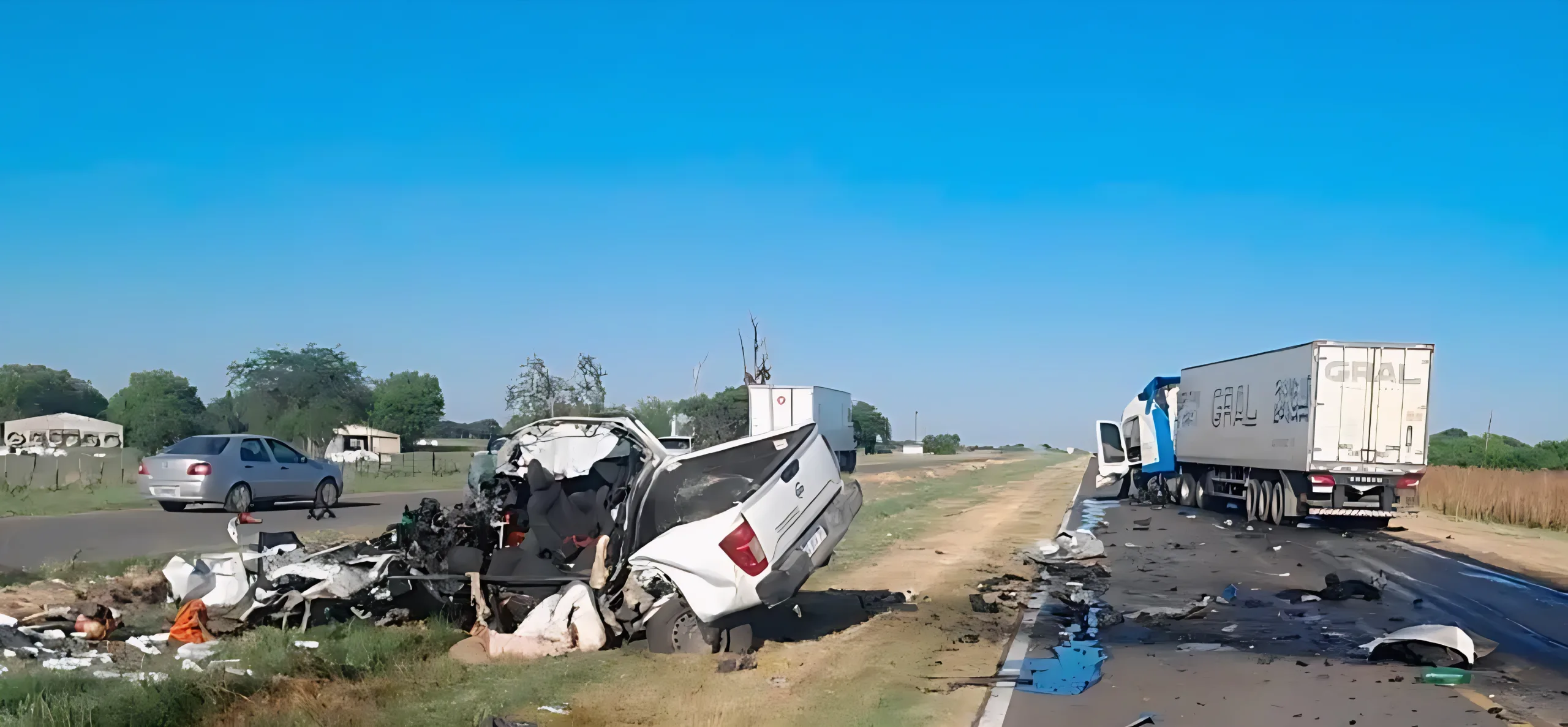 Ruta Nacional 18: choque frontal cerca de Las Tunas dejó tres personas fallecidas