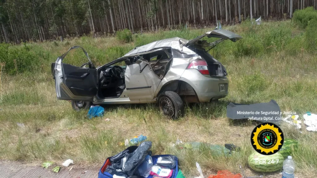 Colón: Siniestro vial en la Autovía Gervasio Artigas: una menor resultó con heridas graves