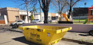 El uso de los volquetes amarillos para descacharrar y prevenir el dengue