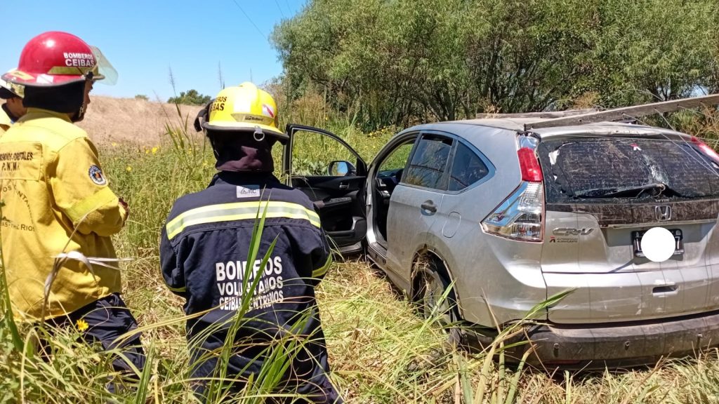 Ceibas: un hombre resultó herido tras despistar con su vehículo en la Autovía 12