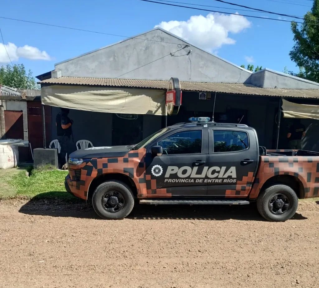 Allanamiento por narcomenudeo en Chajarí: secuestran cocaína, marihuana y elementos de fraccionamiento