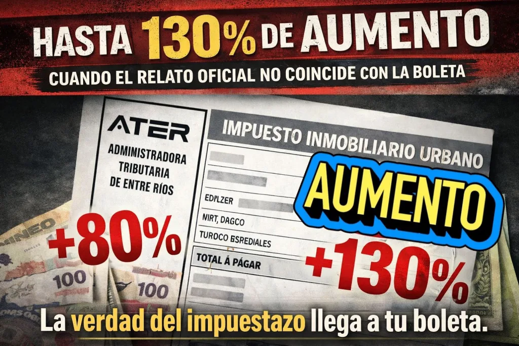 ATER, hasta 130% de aumento: cuando el relato oficial no coincide con la boleta