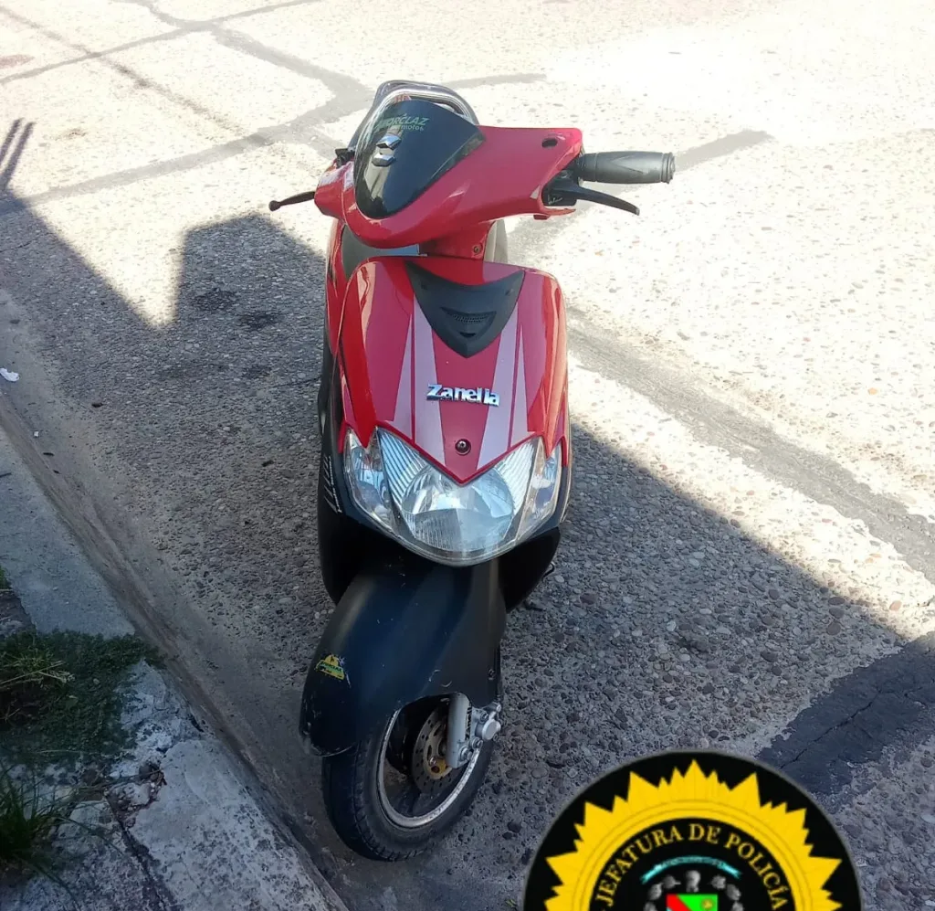 Secuestran una motocicleta sin documentación
