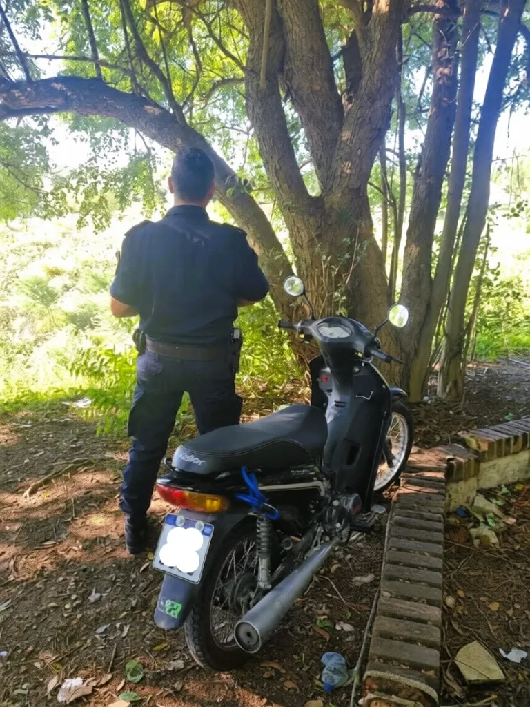 Robaron una moto en zona céntrica y la recuperaron en La Salamanca