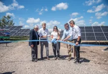 Frigerio inauguró el parque solar del frigorífico Fepasa en Concepción del Uruguay