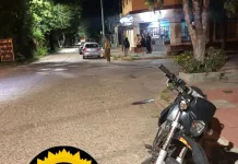 Violento choque en la madrugada: motociclista sufrió traumatismo de cráneo grave