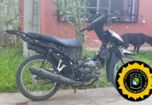 Recuperan una Honda Wave robada: los ladrones la abandonaron porque se quedaron sin nafta