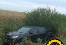 Despiste sin heridos en la Ruta 20 tras intensas lluvias