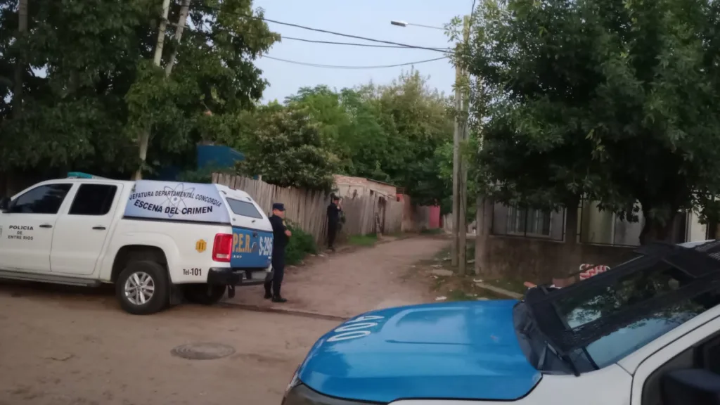 Conflicto vecinal en Concordia terminó con un muerto, dos detenidos, entre ellos un menor