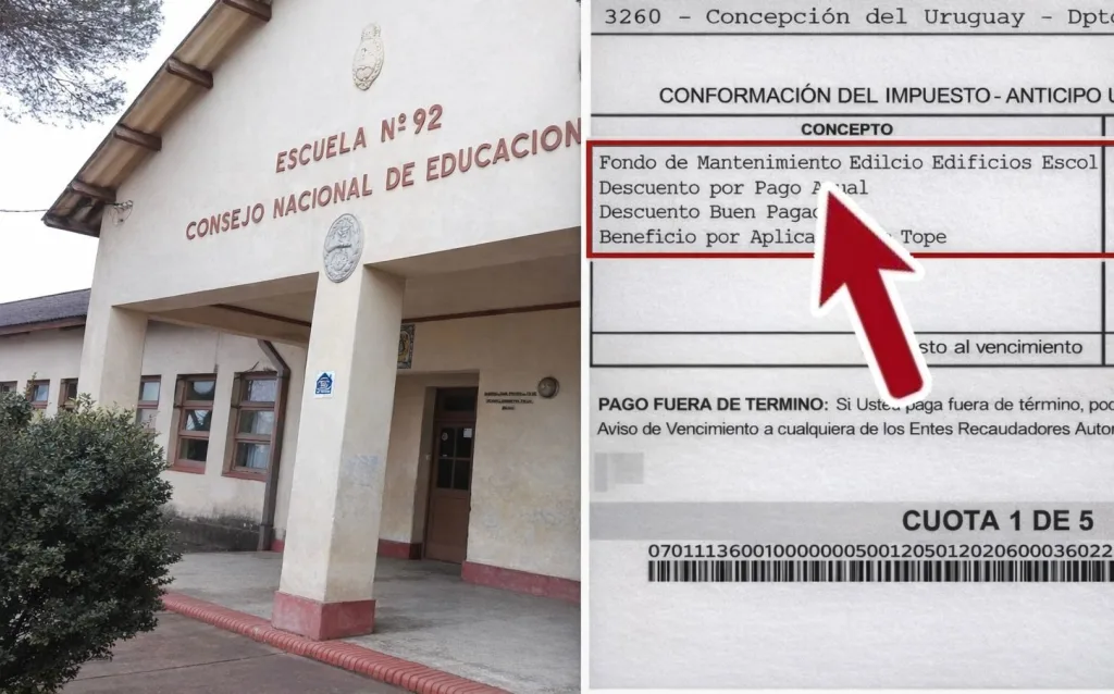 Concepción del Uruguay – Escuela 92 y el Fondo de Mantenimiento Escolar