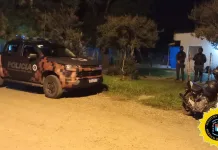 Dos allanamientos en Federal con secuestro de estupefacientes y detención de una mujer