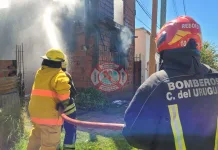 Incendio devora una vivienda en Millán y Don Bosco