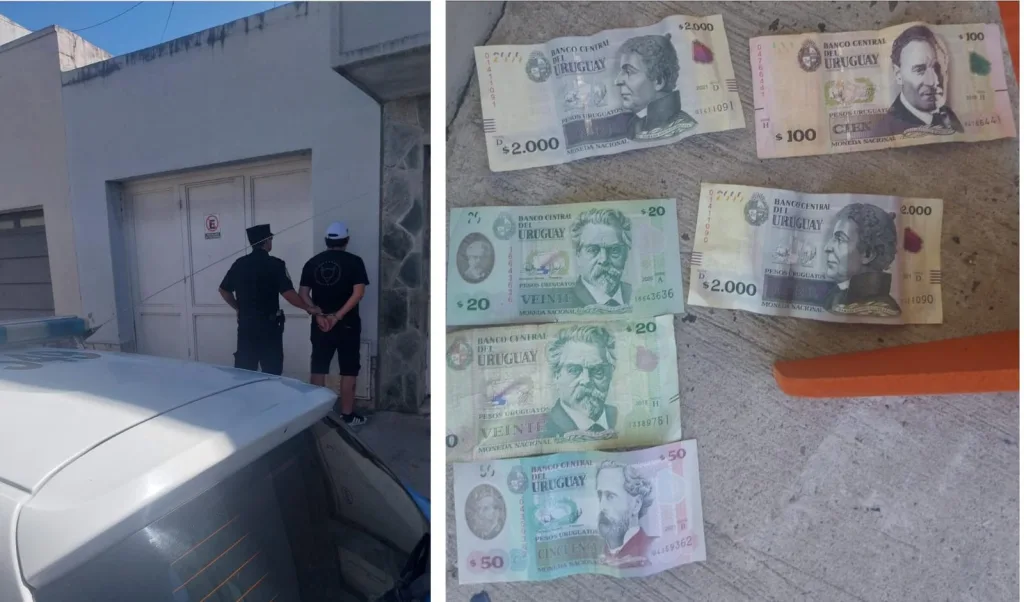 Aprehendieron a un hombre acusado de sustraer dinero de una billetera en una estación de servicio