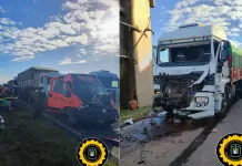 Siniestro vial múltiple en la Ruta Nacional 174: ocho personas fueron asistidas