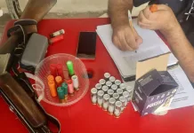 Allanamiento por una causa de abigeato: secuestraron una escopeta y cartuchos en Piedras Blancas