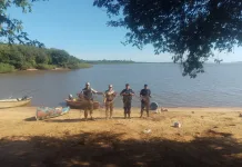 Secuestraron redes y peces fuera de medida en un procedimiento por infracción a la Ley de Pesca en zona ribereña de Colón