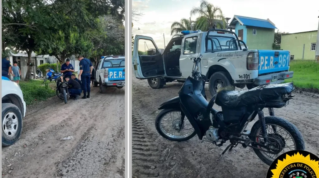 Secuestraron una moto con numeración adulterada en un operativo en La Paz