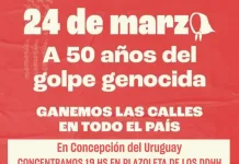 Convocan a marchar este 24 de marzo en Concepción del Uruguay