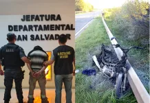 Detenido tras resistirse a un control e incendiar su motocicleta en Ruta 18