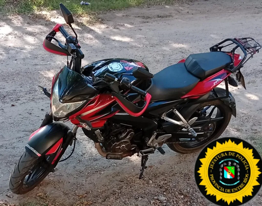 Recuperaron una motocicleta robada en la zona oeste de la ciudad