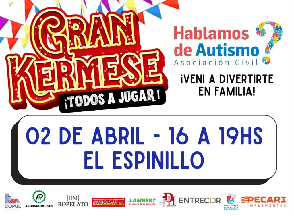 Una gran kermese para concientizar sobre el Autismo