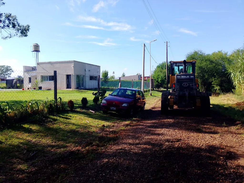 Finalizaron trabajos de enripiado en 25 cuadras del loteo Loma Verde