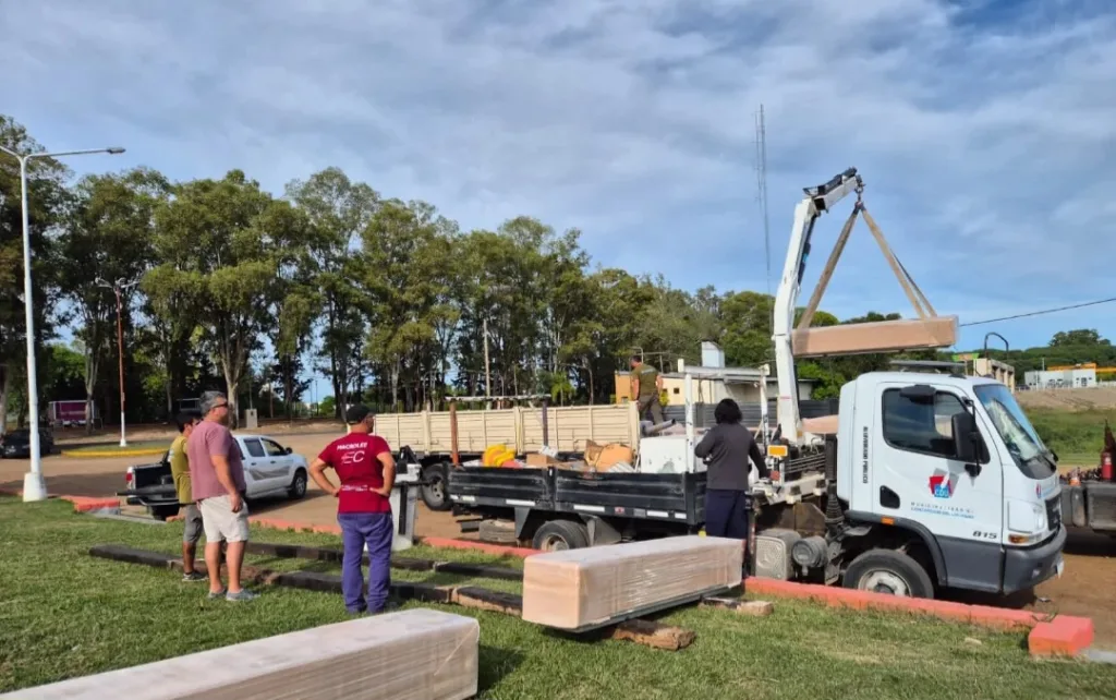 Última etapa de trabajos en la Zona Joven