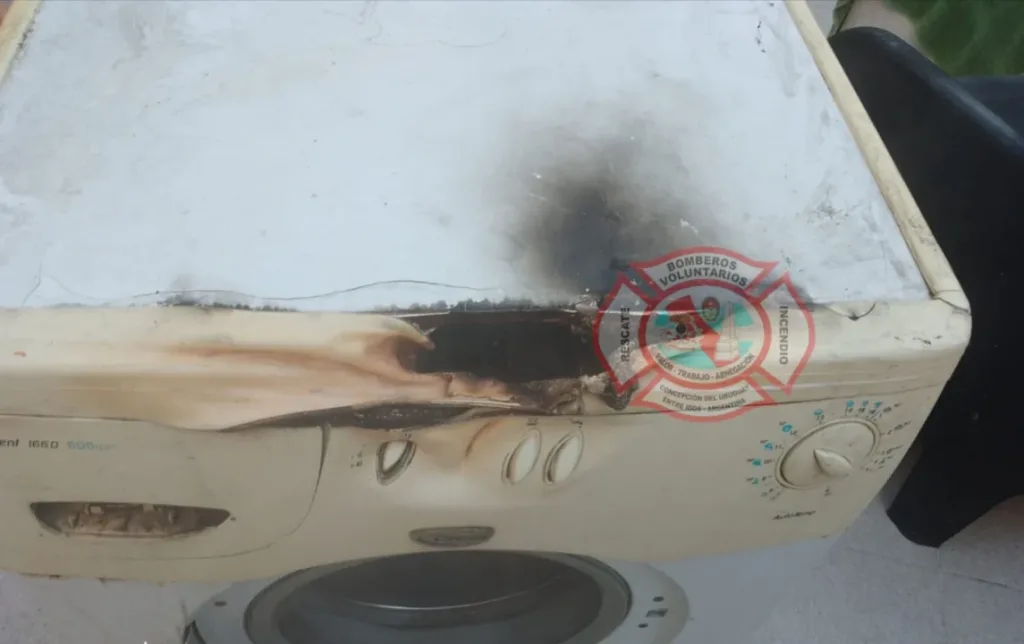 Bomberos intervinieron en un principio de incendio en una vivienda de Concepción del Uruguay