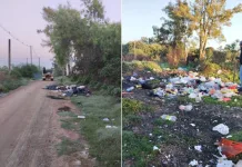 Se retomó la limpieza de minibasurales luego de la lluvia