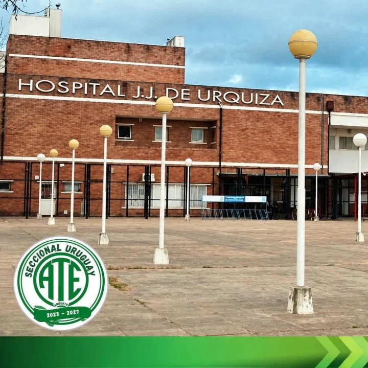 ATE Uruguay repudió las acusaciones de “vandalismo” realizadas por la dirección del Hospital Urquiza