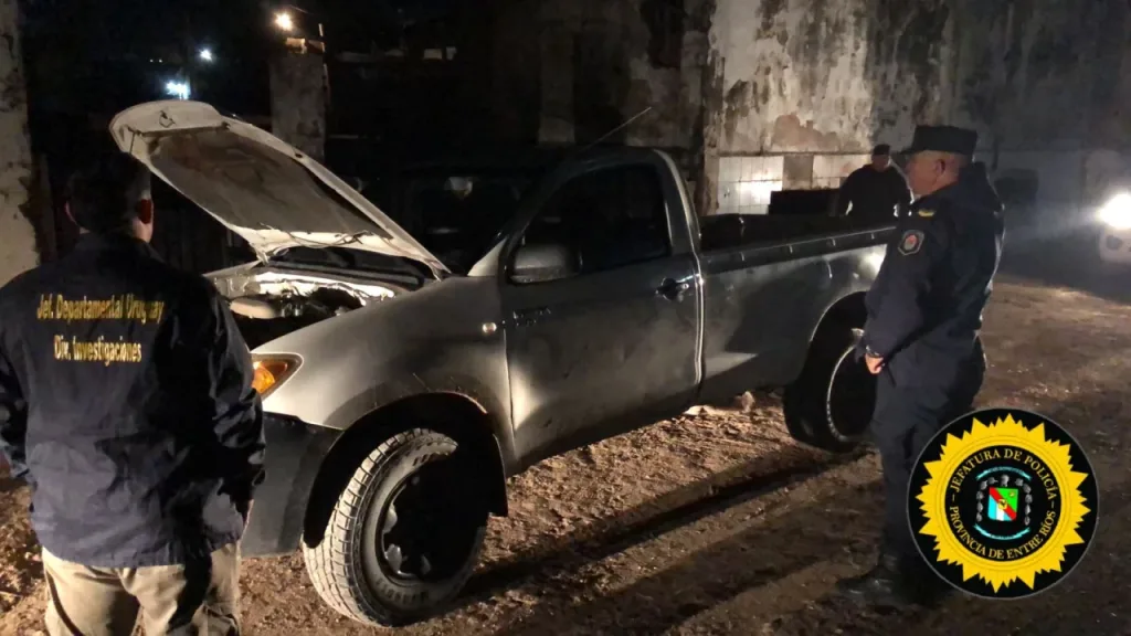 Camioneta con pedido de secuestro: la encontraron en un barrio de Concepción del Uruguay