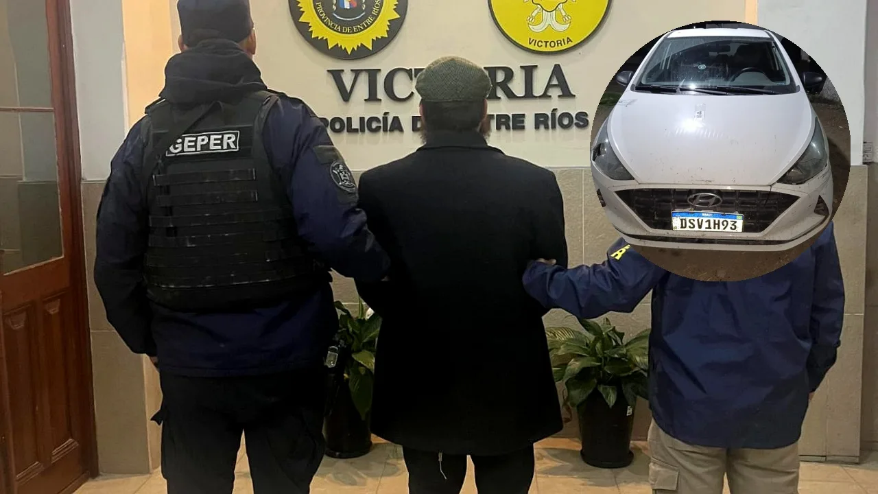 Cayó con droga en Victoria y terminó detenido: tenía un auto con patente brasileña