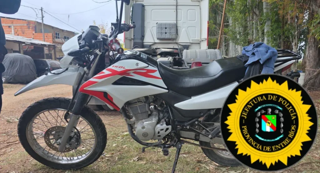 Recuperaron una motocicleta robada tras un rastrillaje en la zona oeste de la ciudad
