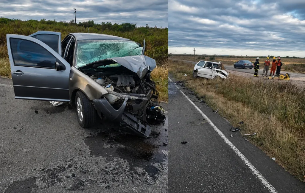 Trágico choque frontal sobre Ruta 18 dejó una persona fallecida